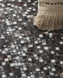 Gulvtæppe AKKESE Brun 160 x 230 cm Ægte læder