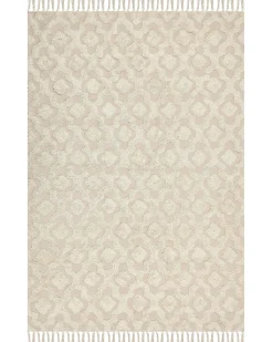 Gulvtæppe AKSARAY Beige 160 x 230 cm Bomuld