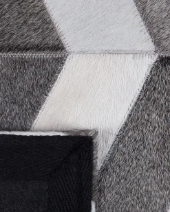 Gulvtæppe AKSAZ Multifarvet 140 x 200 cm Ægte læder