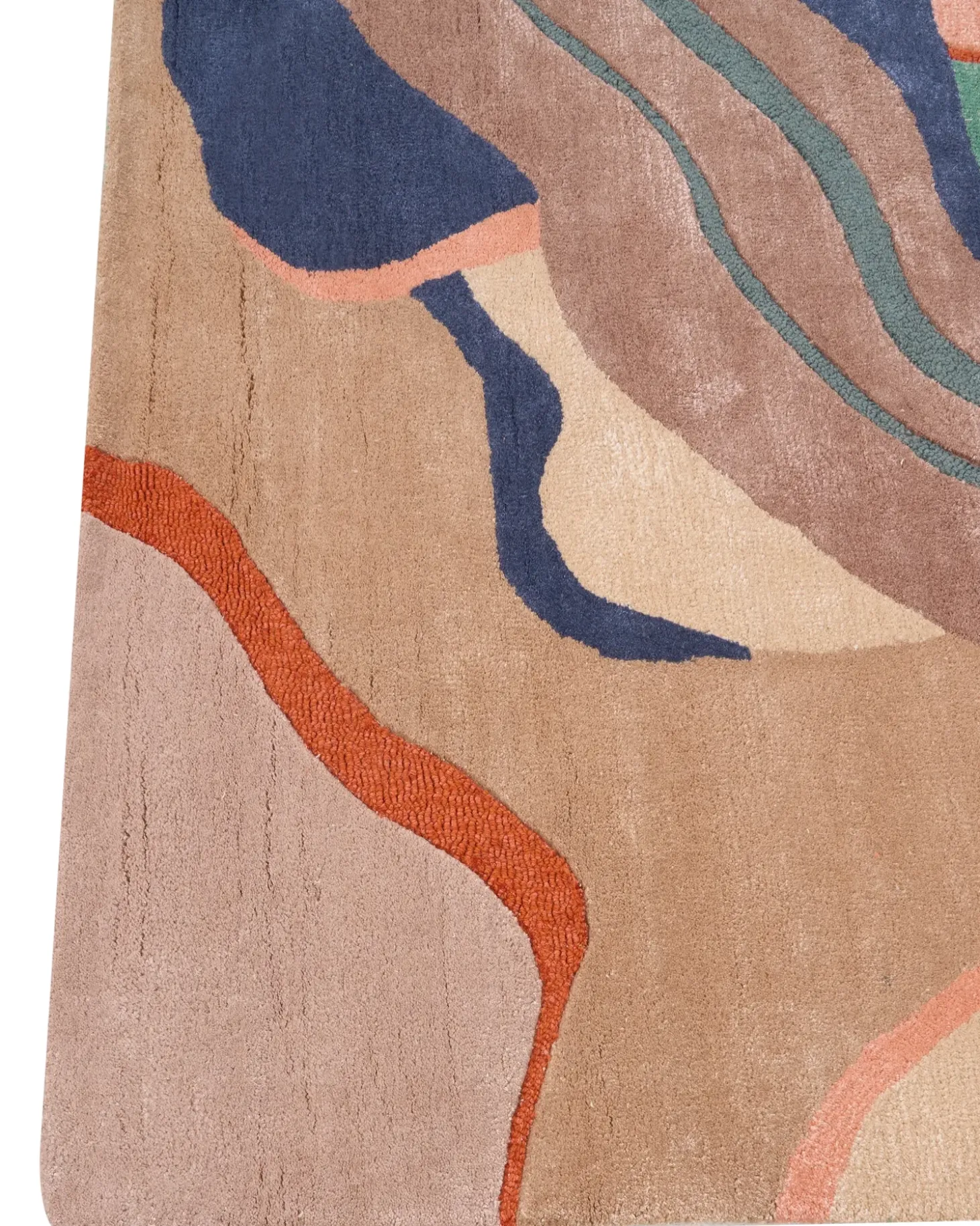 Gulvtæppe ALMORA Multifarvet 160 x 230 cm Viskose