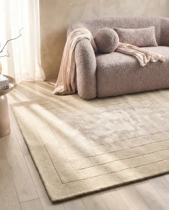 Gulvtæppe AMADO Beige 160 x 230 cm Viskose