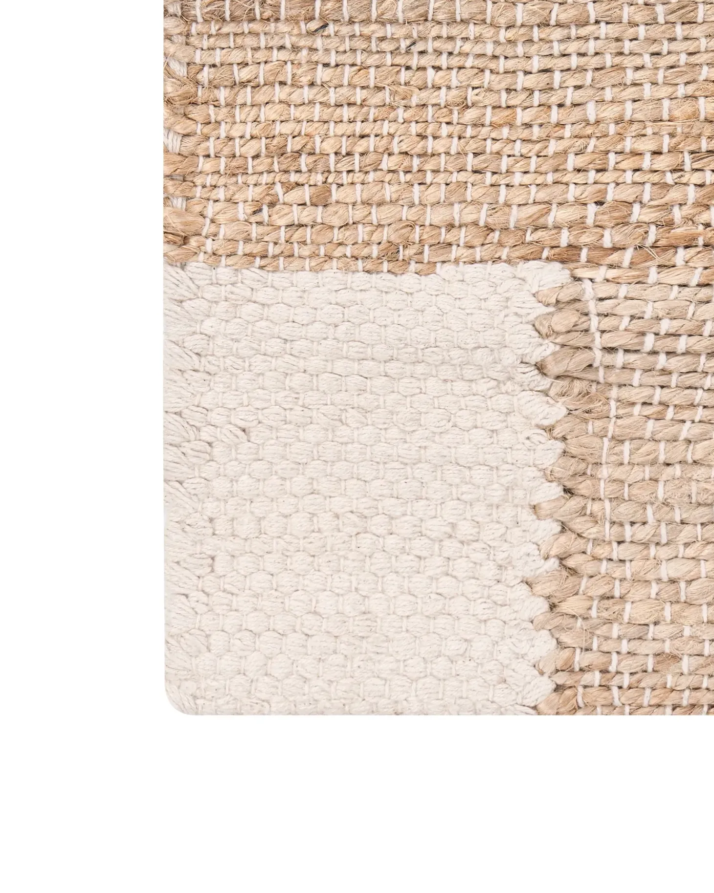 Gulvtæppe AMRAVATI Lys Beige 160 x 230 cm Jute