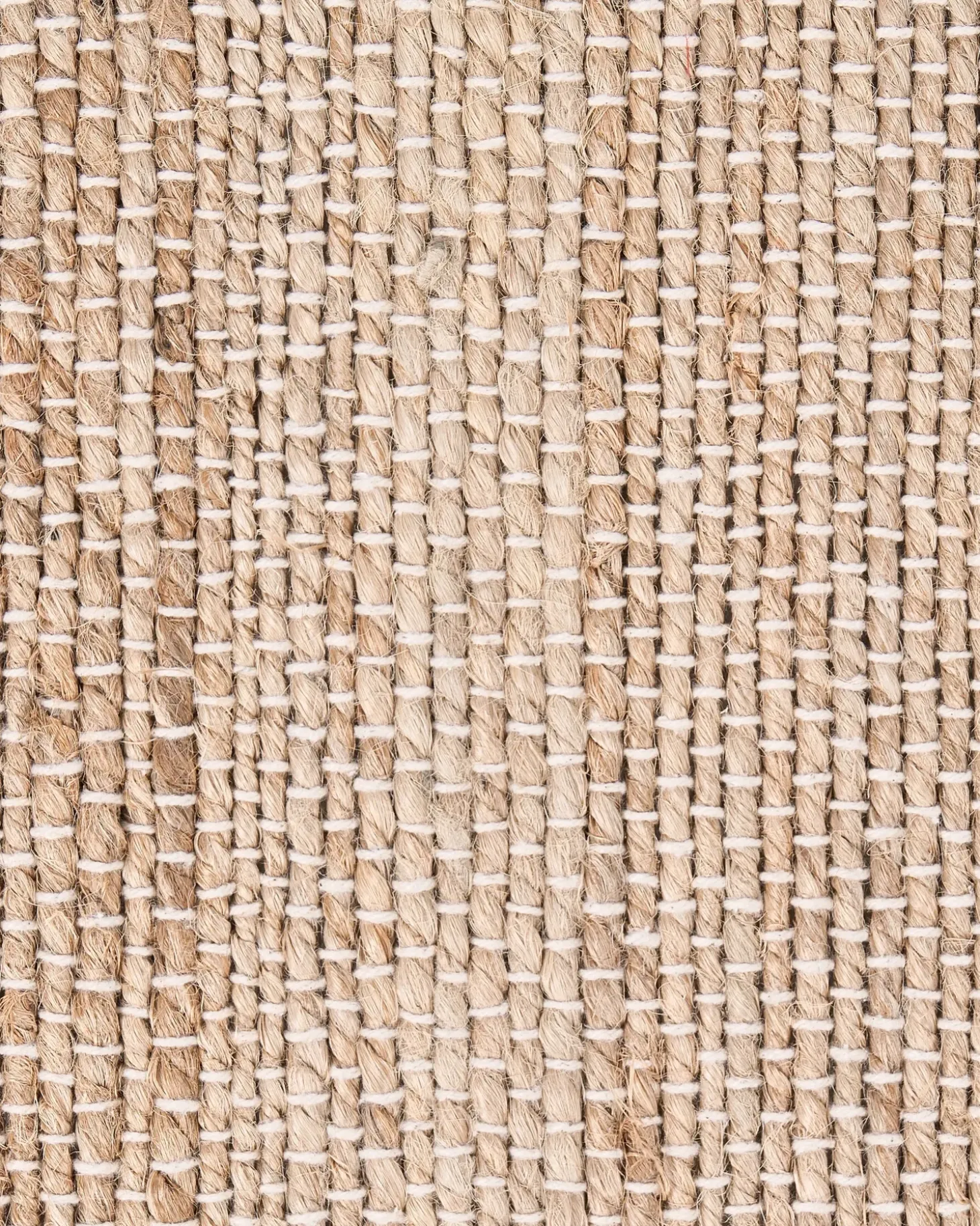 Gulvtæppe AMRAVATI Sort/beige 160 x 230 cm Jute