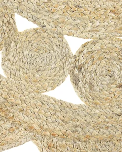 Gulvtæppe ARABAN Beige ø 120 cm Jute