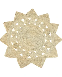 Gulvtæppe ARABAN Beige ø 120 cm Jute