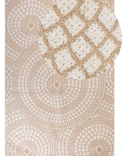 Gulvtæppe ARIBA Hvid Beige 160 x 230 cm Jute