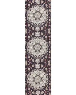 Gulvtæppe ARITAS Sort 80 x 300 cm