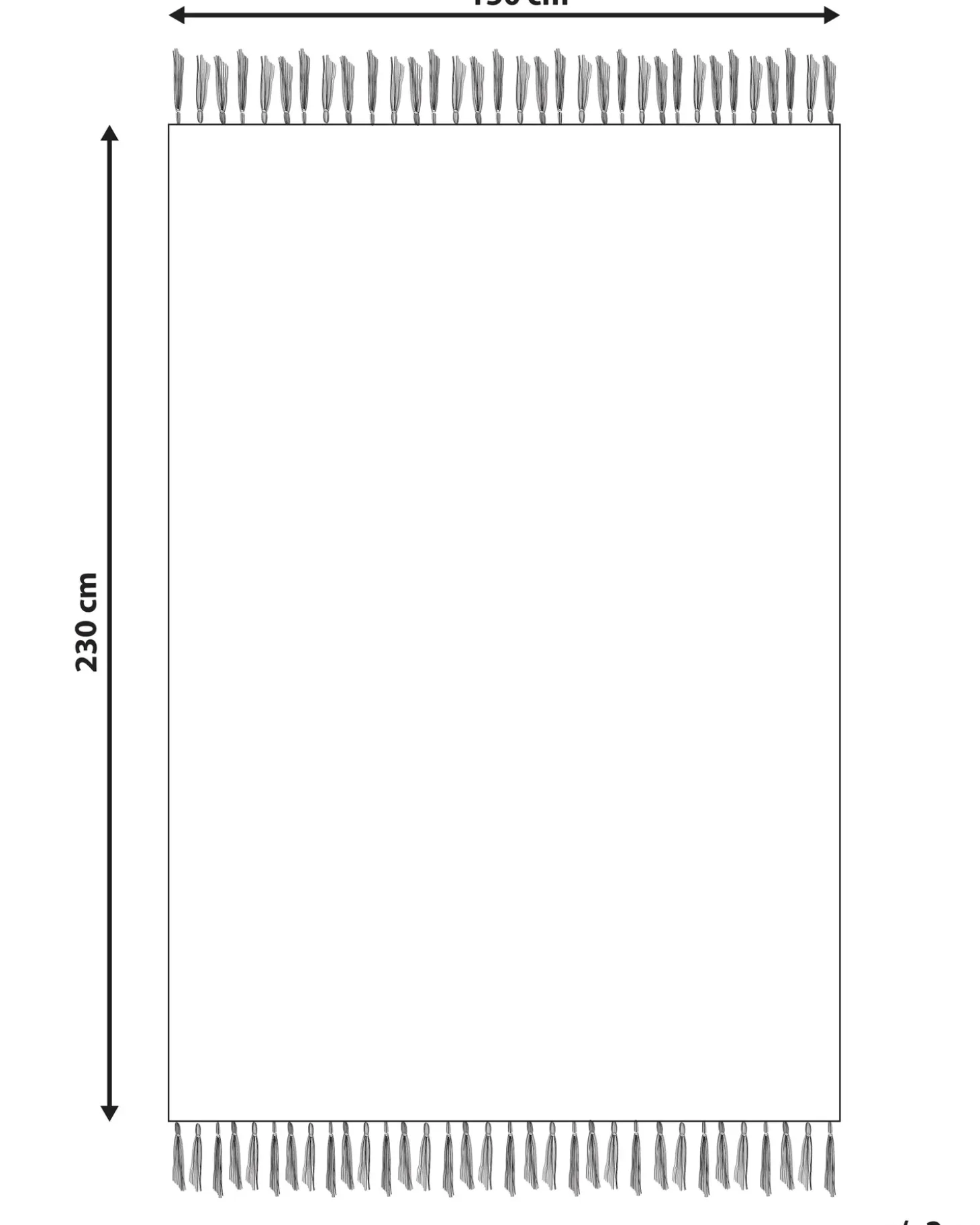 Gulvtæppe ARMUTALAN Multifarvet 150 x 230 cm