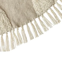 Gulvtæppe ARTMAK Beige ø 140 cm Bomuld