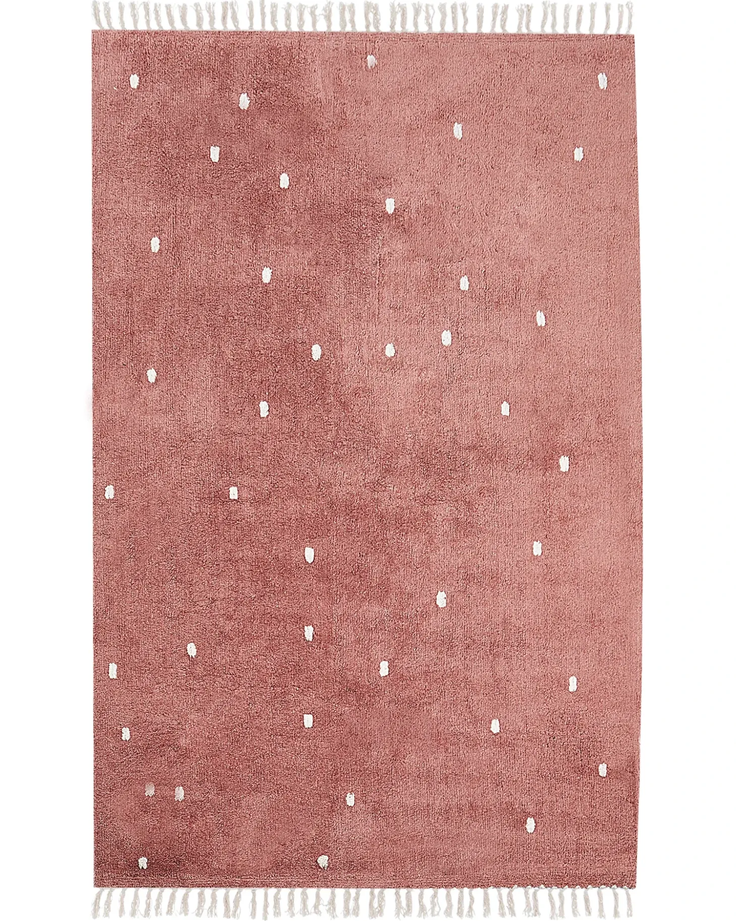 Gulvtæppe ASTAF Murstensrød 140 x 200 cm Bomuld