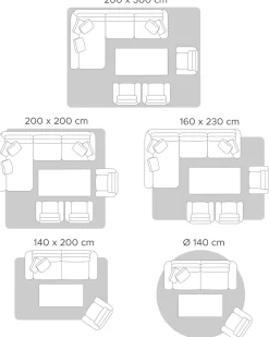 Gulvtæppe ATAN Multifarvet 200 x 300 cm Bomuld Kelim
