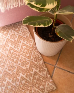Gulvtæppe ATIMA Beige 160 x 230 cm Jute