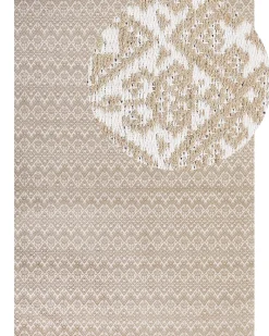 Gulvtæppe ATIMA Beige 160 x 230 cm Jute