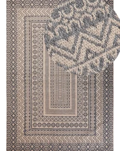 Gulvtæppe BAGLAR Grå 160 x 230 cm Jute
