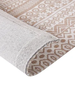 Gulvtæppe BAGLAR Hvid 160 x 230 cm Jute