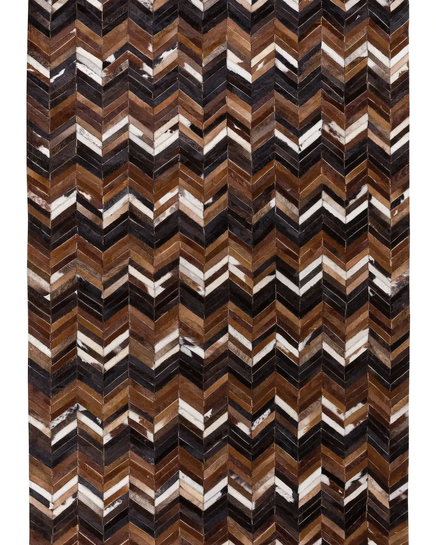 Gulvtæppe BALAT Brun 160 x 230 cm Ægte læder