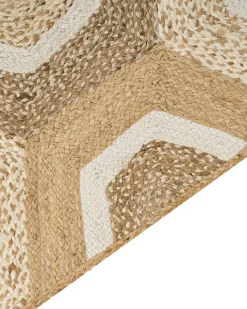 Gulvtæppe BASOREN Beige 160 x 230 cm Jute
