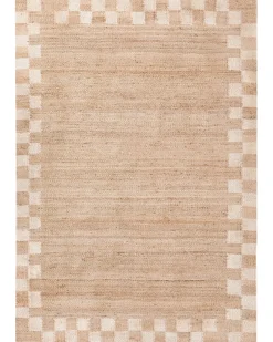 Gulvtæppe BEED Lys Beige 160 x 230 cm Jute