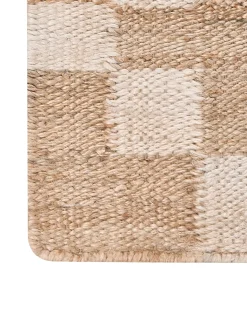 Gulvtæppe BEED Lys Beige 160 x 230 cm Jute