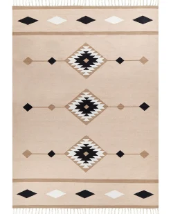 Gulvtæppe BERDIK Multifarvet 200 x 300 cm Bomuld Kelim