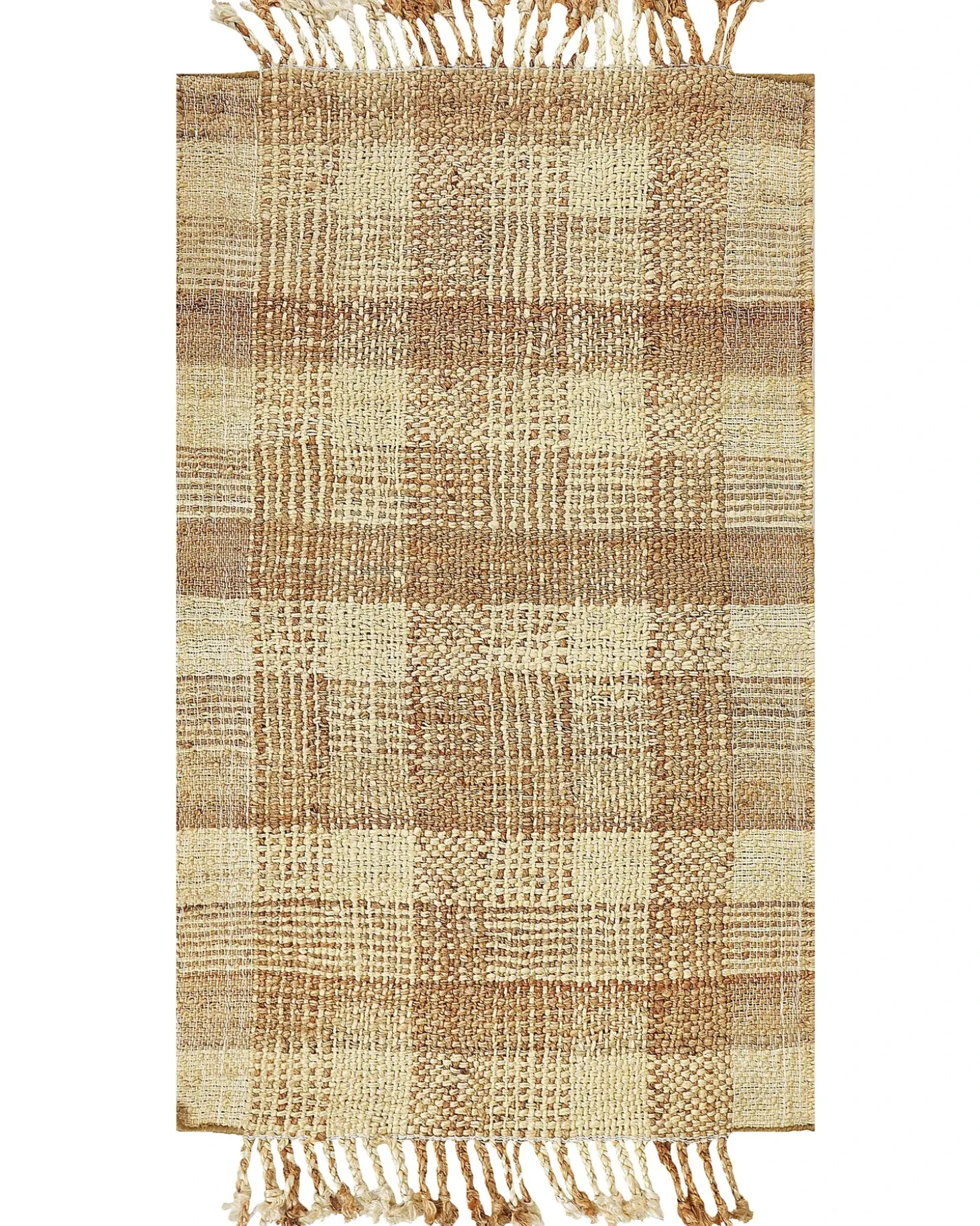 Gulvtæppe BERISSA Beige 80 x 150 cm Jute