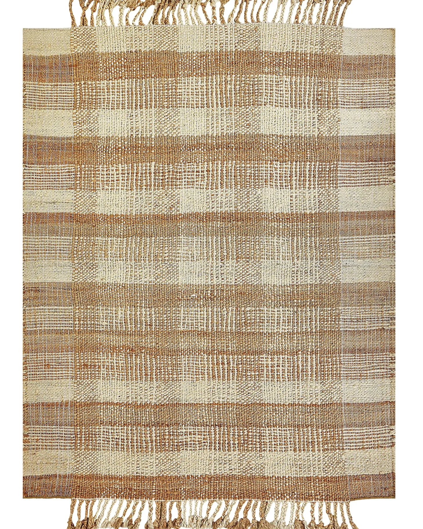 Gulvtæppe BERISSA Beige 160 x 230 cm Jute
