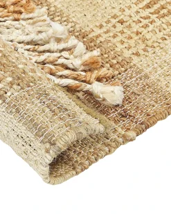 Gulvtæppe BERISSA Beige 160 x 230 cm Jute