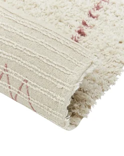 Gulvtæppe BETTIAH Beige 160 x 230 cm Bomuld