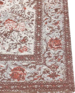 Gulvtæppe BINNISZ Rød 80 x 150 cm Bomuld