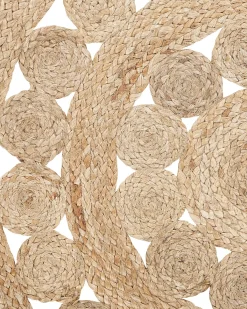 Gulvtæppe BIRECIK Beige ø 120 cm Jute