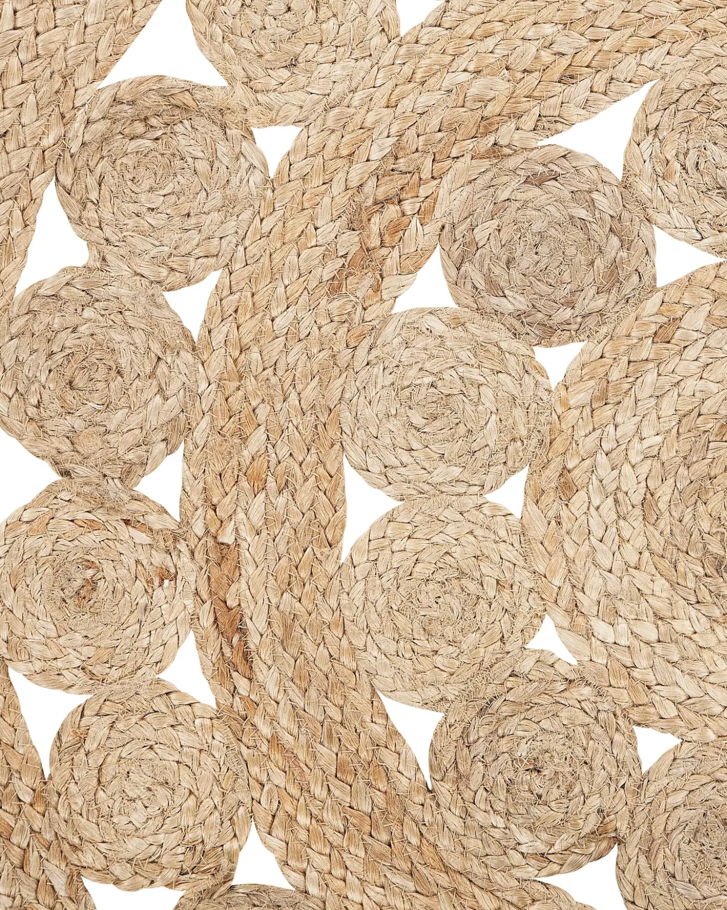 Gulvtæppe BIRECIK Beige ø 120 cm Jute