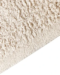 Gulvtæppe BITLIS Lys Beige 80 x 300 cm Bomuld