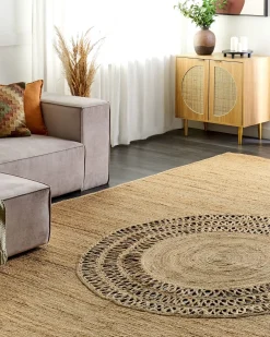 Gulvtæppe BOGAZOREN Beige 160 x 230 cm Jute