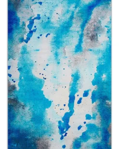 Gulvtæppe BOZAT Blå 160 x 230 cm