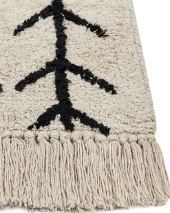 Gulvtæppe BOZKIR Beige 160 x 230 cm Bomuld