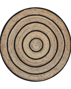 Gulvtæppe BUKSE Beige ø 140 cm Jute