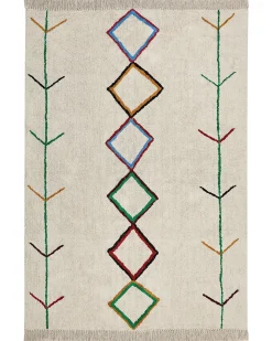 Gulvtæppe CETMI Beige 160 x 230 cm Bomuld
