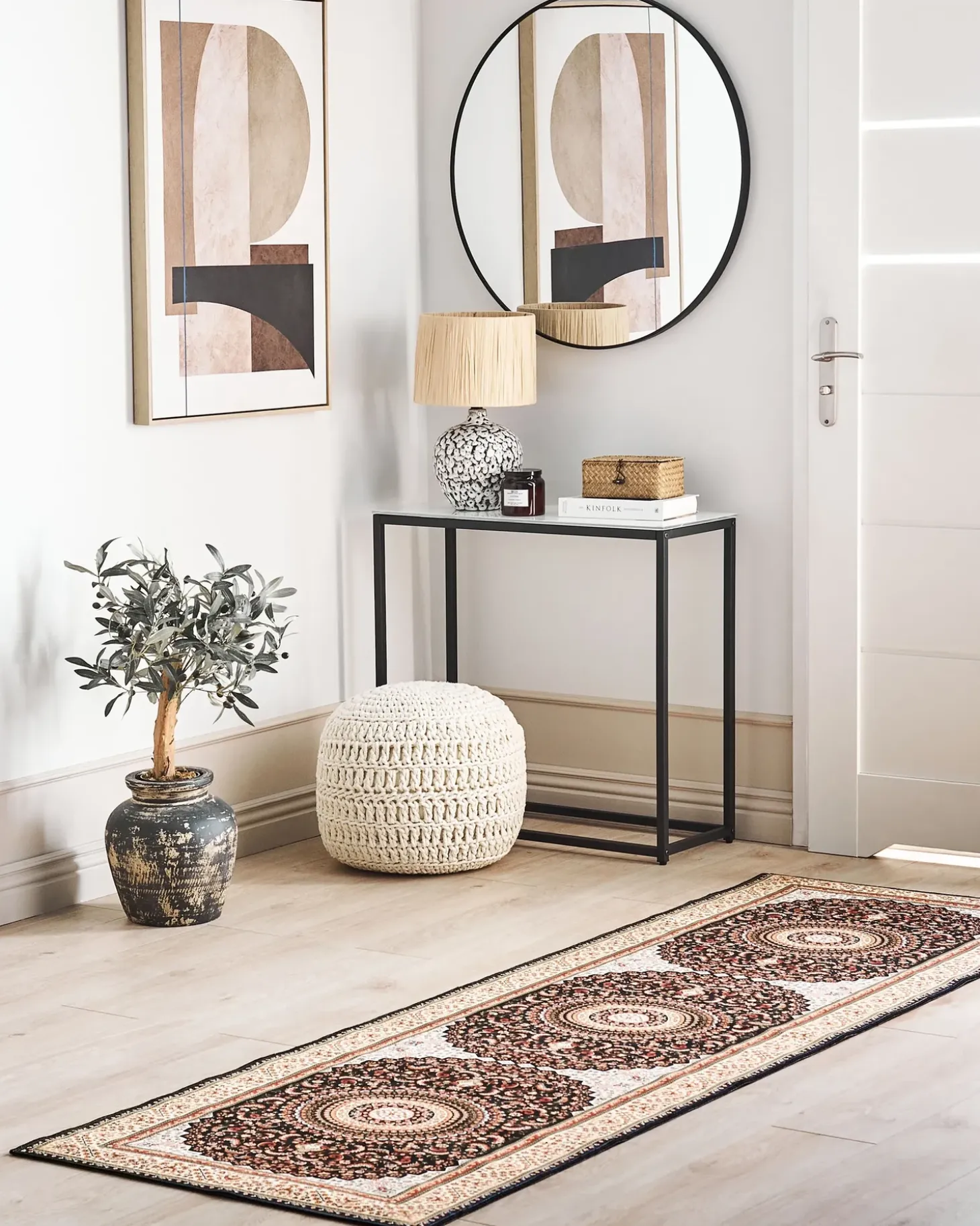 Gulvtæppe CIVRIL Multifarvet 80 x 240 cm