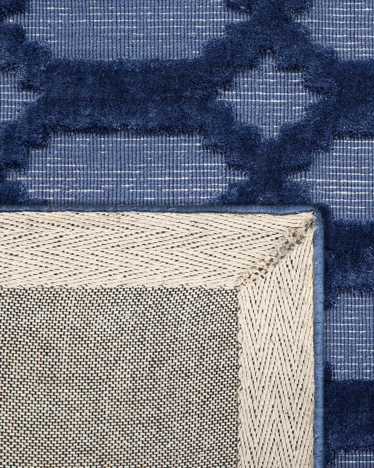 Gulvtæppe CIZRE Navy Blå 160 x 230 cm Viskose