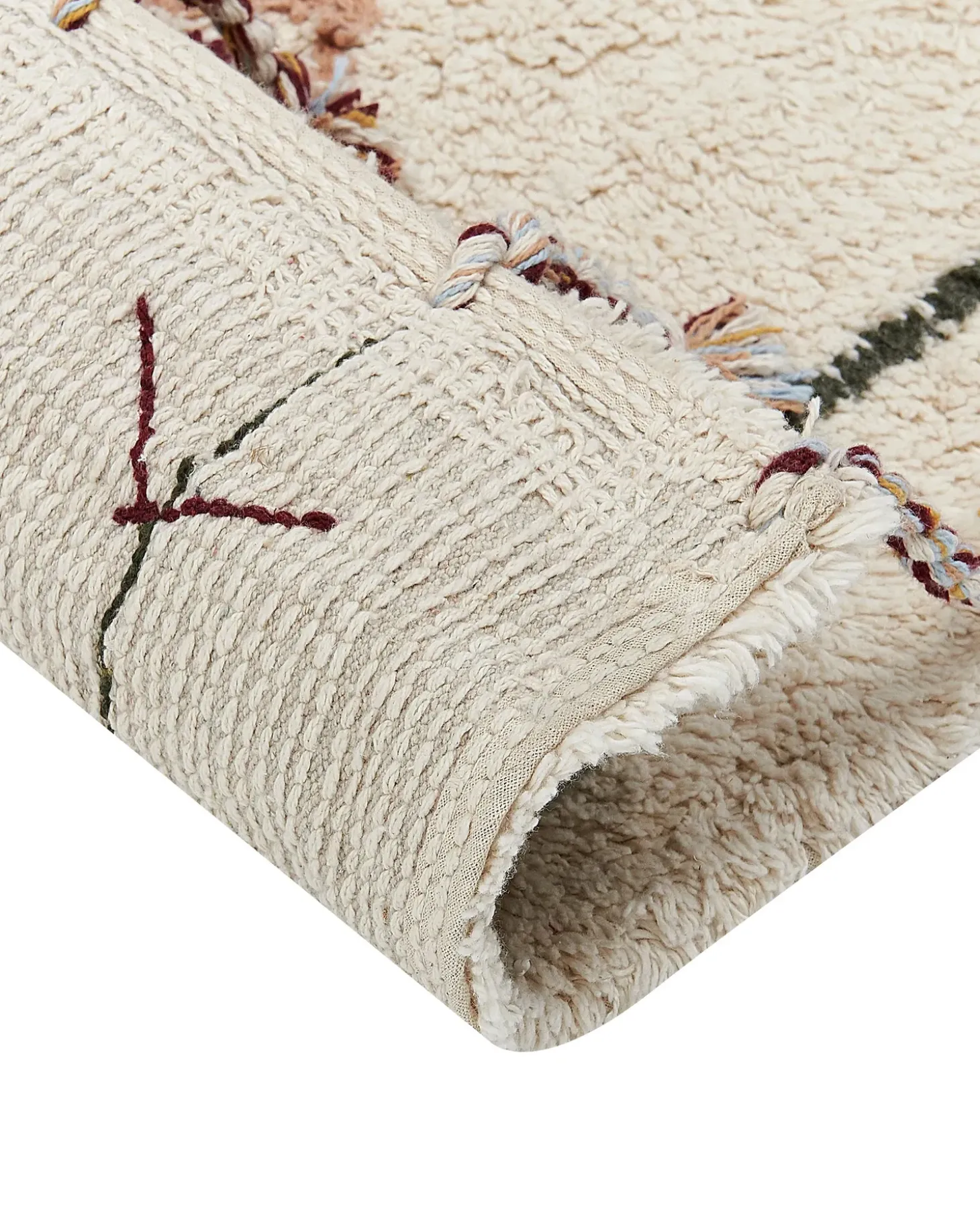 Gulvtæppe CORUM Beige 160 x 230 cm Bomuld