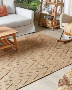 Gulvtæppe DADAY Beige 160 x 230 cm Jute