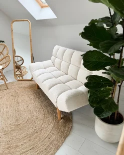 Gulvtæppe DEMIRCI Beige 160 x 230 cm Jute