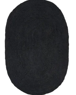 Gulvtæppe DEMIRCI Sort 160 x 230 cm Jute