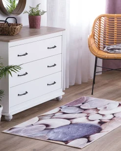 Gulvtæppe DENIZLI Multifarvet 80 x 150 cm