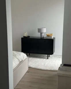Gulvtæppe DERA Beige 160 x 230 cm Viskose