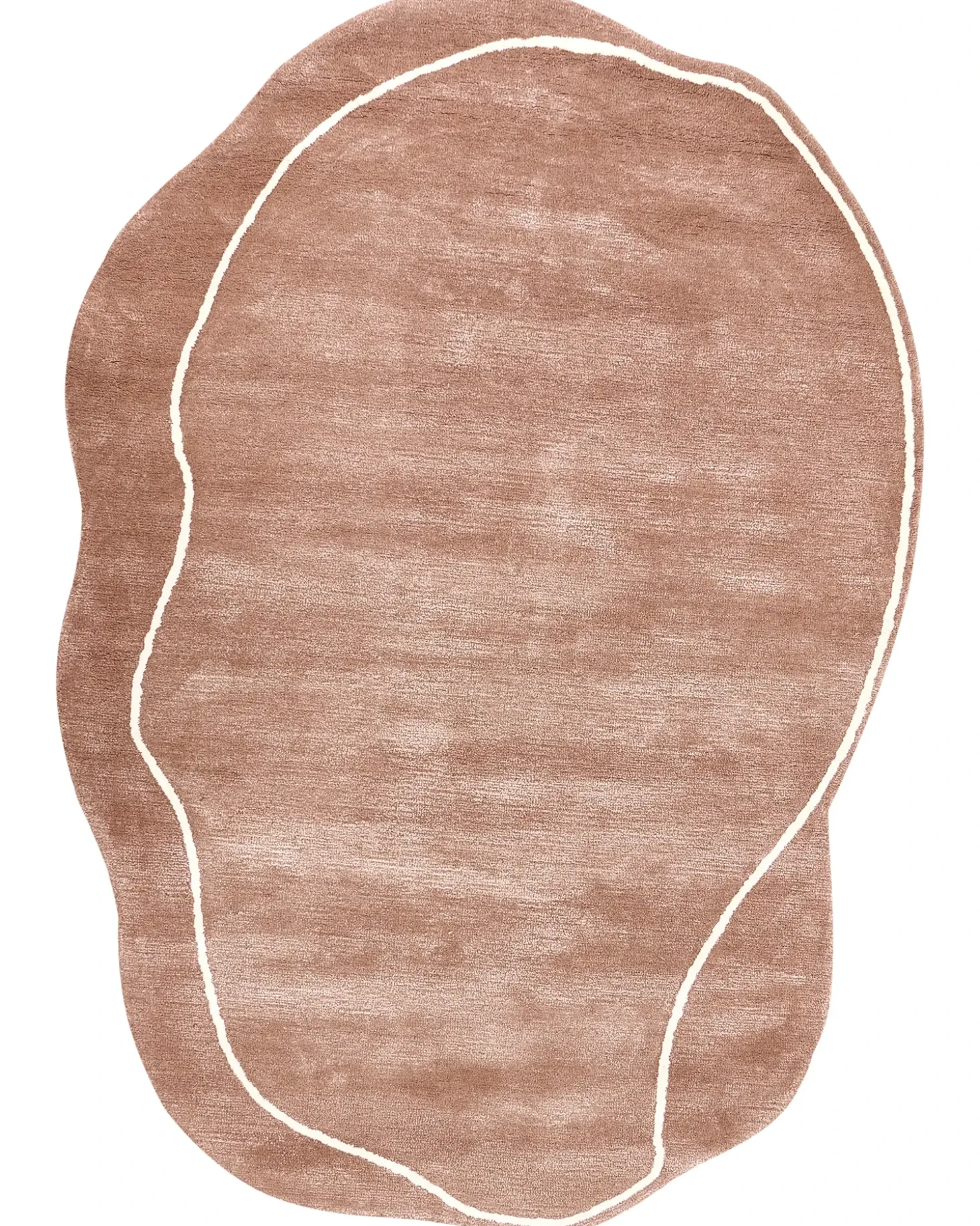 Gulvtæppe DERA Brun 160 x 230 cm Viskose