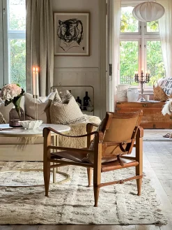Gulvtæppe DIDIM Beige 160 x 230 cm Bomuld