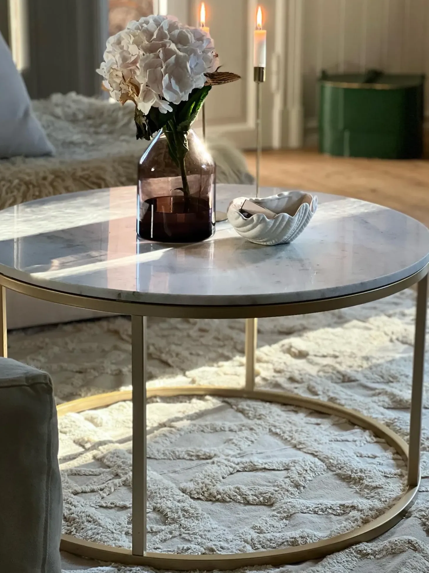 Gulvtæppe DIDIM Beige 160 x 230 cm Bomuld