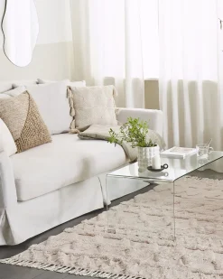 Gulvtæppe DIDIM Beige 160 x 230 cm Bomuld