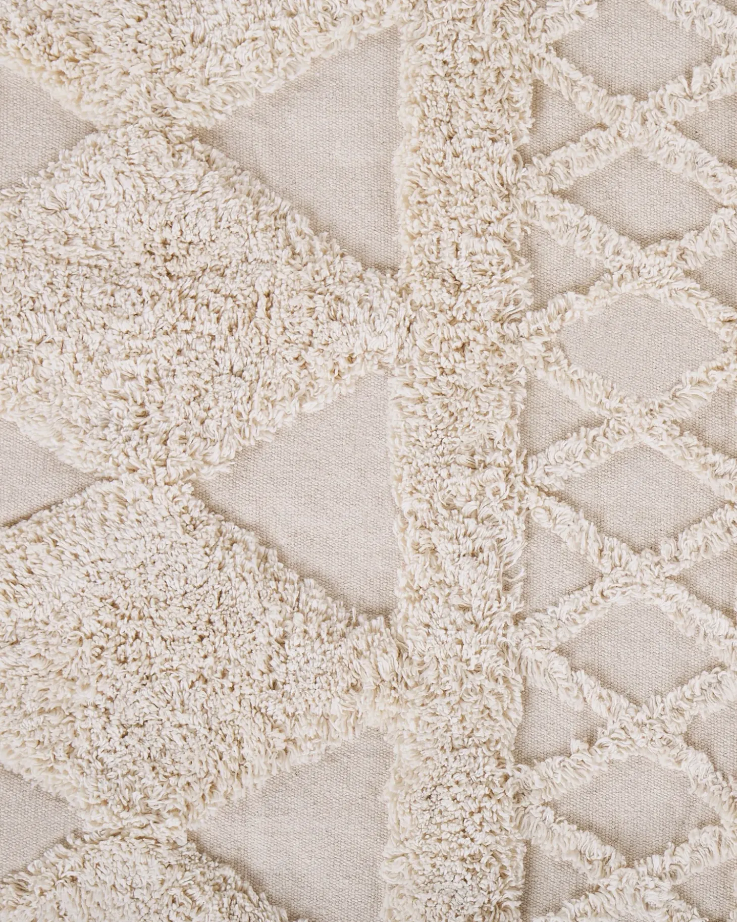 Gulvtæppe DIDIM Beige 160 x 230 cm Bomuld